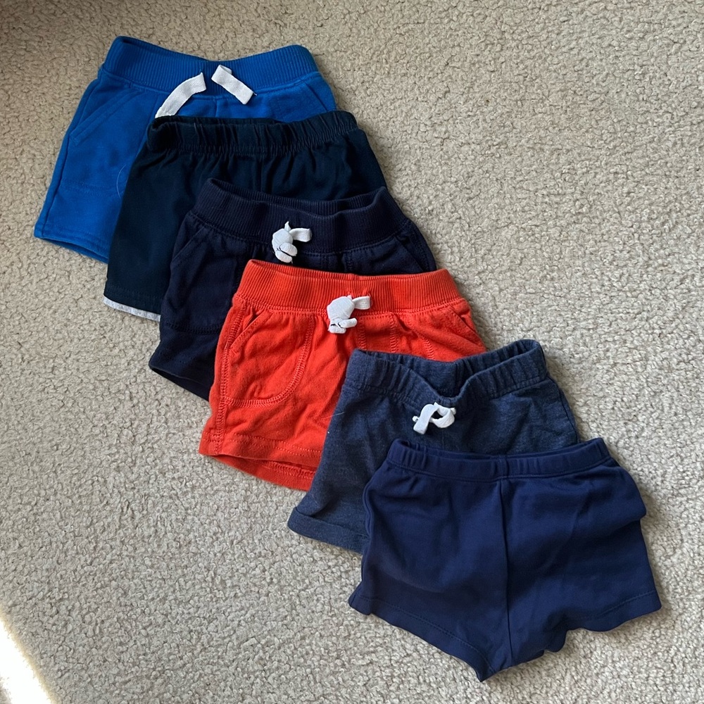 Baby boy short bundle sizes 3-6 months.